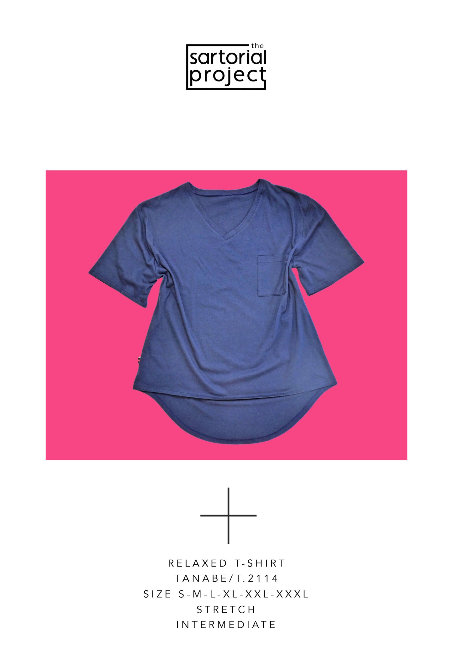 Tanabe relaxed t-shirt - T.2114 |  PDF Sewing Pattern